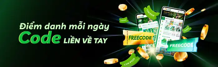 Điểm danh nhận code về tay